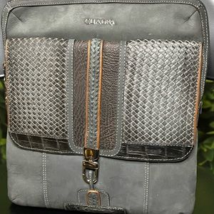 COPY - CUADRA BROWN SHARK & FUSCUS WOVEN BAG